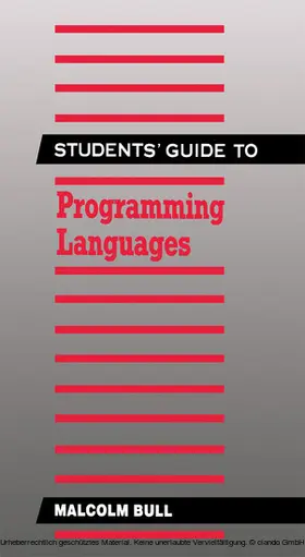 Bull |  Students' Guide to Programming Languages | eBook | Sack Fachmedien