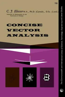 Eliezer / Langford / Maxwell |  Concise Vector Analysis | eBook | Sack Fachmedien