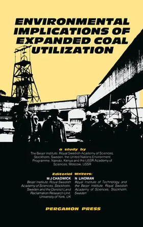 Chadwick / Lindman |  Environmental Implications of Expanded Coal Utilization | eBook | Sack Fachmedien