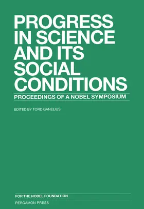 Ganelius |  Progress in Science and Its Social Conditions | eBook | Sack Fachmedien