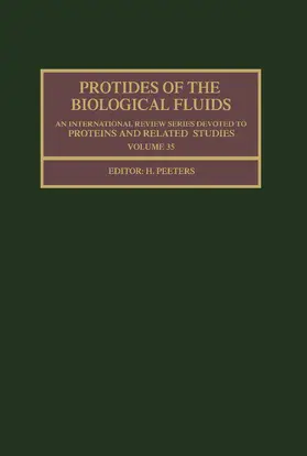 Peeters |  Protides of the Biological Fluids | eBook | Sack Fachmedien