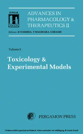Yoshida / Hagihara / Ebashi |  Toxicology and Experimental Models | eBook | Sack Fachmedien