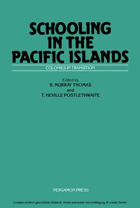 Thomas / Postlethwaite |  Schooling in the Pacific Islands | eBook | Sack Fachmedien