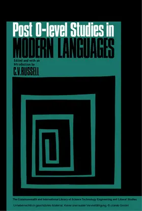 Russell |  Post-O-Level Studies in Modern Languages | eBook | Sack Fachmedien