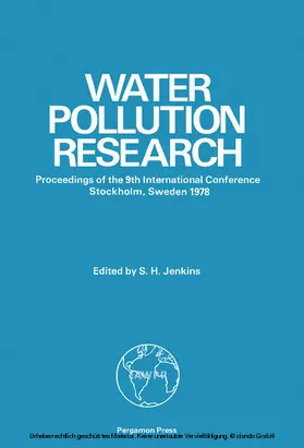 Jenkins |  Ninth International Conference on Water Pollution Research | eBook | Sack Fachmedien