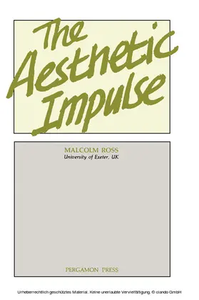 Ross |  The Aesthetic Impulse | eBook | Sack Fachmedien