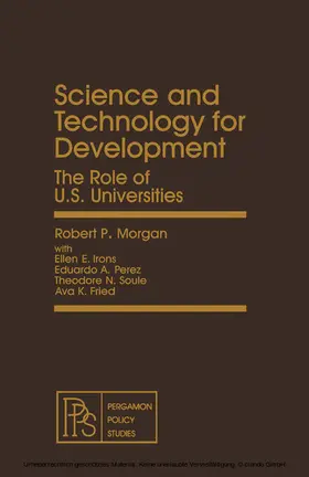 Morgan / Irons / Perez |  Science and Technology for Development | eBook | Sack Fachmedien