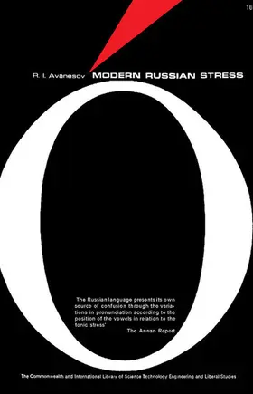 Avanesov / James |  Modern Russian Stress | eBook | Sack Fachmedien