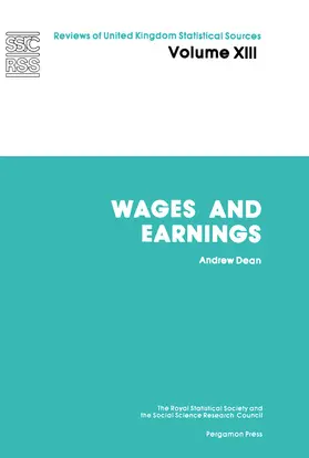 Dean / Maunder |  Wages and Earnings | eBook | Sack Fachmedien