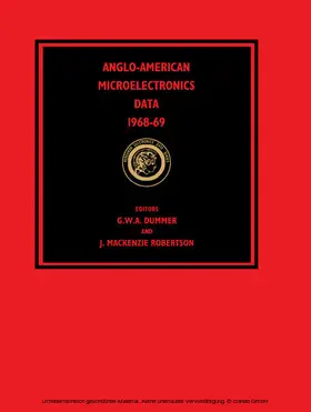 Dummer / Mackenzie Robertson |  Anglo-American Microelectronics Data 1968-69 | eBook | Sack Fachmedien