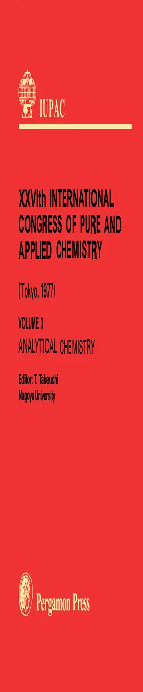 Takeuchi |  Analytical Chemistry | eBook | Sack Fachmedien