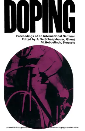 de Schaepdryver / Hebbelinck |  Doping | eBook | Sack Fachmedien