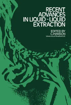 Hanson |  Recent Advances in Liquid-Liquid Extraction | eBook | Sack Fachmedien