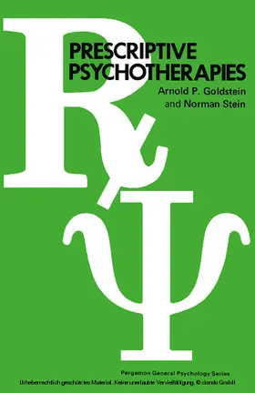 Goldstein / Stein / Krasner |  Prescriptive Psychotherapies | eBook | Sack Fachmedien