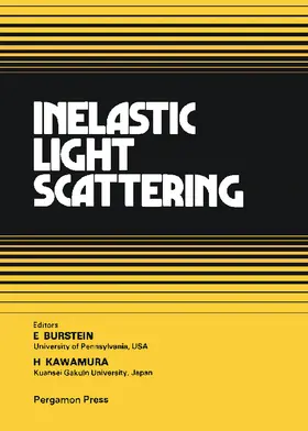 Burstein / Kawamura |  Inelastic Light Scattering | eBook | Sack Fachmedien
