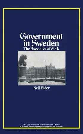 Elder / Johnson |  Government in Sweden | eBook | Sack Fachmedien