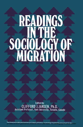 Jansen / Richmond |  Readings in the Sociology of Migration | eBook | Sack Fachmedien