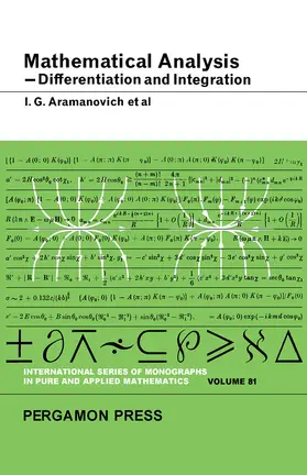Aramanovich / Guter / Lyusternik |  Mathematical Analysis | eBook | Sack Fachmedien