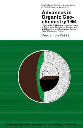 Hobson / Louis |  Advances in Organic Geochemistry 1964 | eBook | Sack Fachmedien