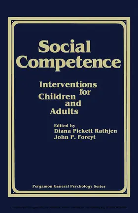 Rathjen / Foreyt |  Social Competence | eBook | Sack Fachmedien