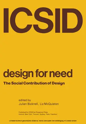 Bicknell / Mcquiston |  Design for Need, The Social Contribution of Design | eBook | Sack Fachmedien