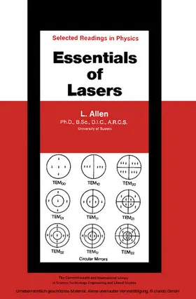 Allen / Ter Haar |  Essentials of Lasers | eBook | Sack Fachmedien