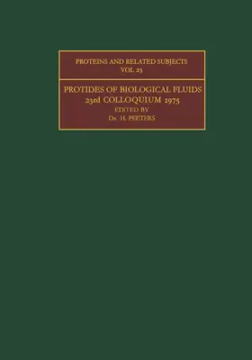 Peeters |  Protides of the Biological Fluids | eBook | Sack Fachmedien