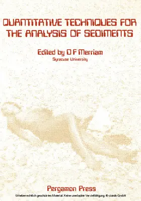 Merriam |  Quantitative Techniques for the Analysis of Sediments | eBook | Sack Fachmedien