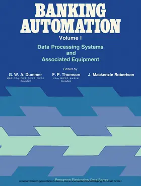 Dummer / Thomson / Mackenzie Robertson |  Banking Automation | eBook | Sack Fachmedien