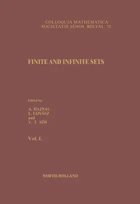 Hajnal / Lovász / Sós |  Finite and Infinite Sets | eBook | Sack Fachmedien