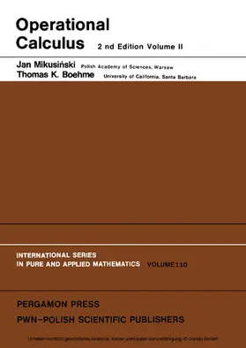 Boehme / Sneddon |  Operational Calculus | eBook | Sack Fachmedien