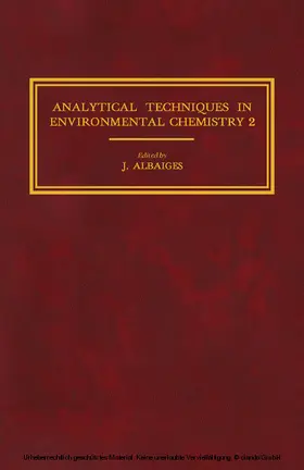 Albaiges |  Analytical Techniques in Environmental Chemistry 2 | eBook | Sack Fachmedien