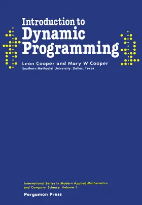 Cooper / Rodin |  Introduction to Dynamic Programming | eBook | Sack Fachmedien