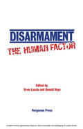 Laszlo / Keys |  Disarmament: The Human Factor | eBook | Sack Fachmedien
