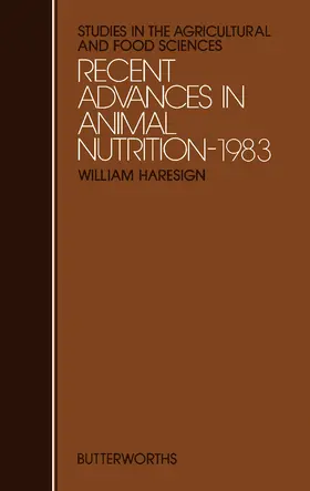 Haresign |  Recent Advances in Animal Nutrition-1983 | eBook | Sack Fachmedien
