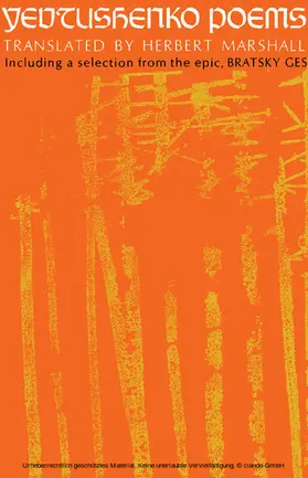 Yevtushenko |  Yevtushenko Poems | eBook | Sack Fachmedien