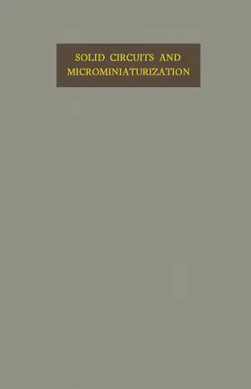 Dummer |  Solid Circuits and Microminiaturization | eBook | Sack Fachmedien