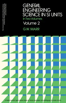 Marr / Hiller |  General Engineering Science in SI Units | eBook | Sack Fachmedien