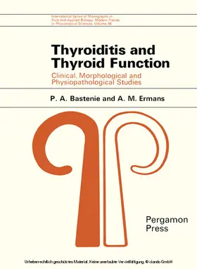 Bastenie / Ermans / Alexander |  Thyroiditis and Thyroid Function | eBook | Sack Fachmedien