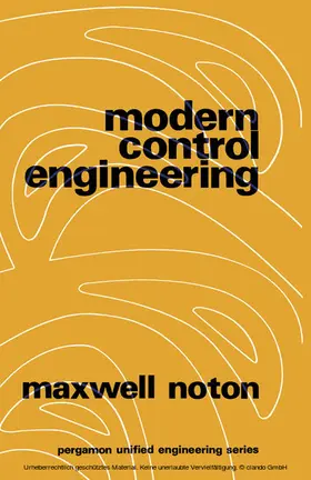 Noton |  Modern Control Engineering | eBook | Sack Fachmedien