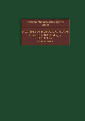 Peeters |  Protides of the Biological Fluids | eBook | Sack Fachmedien