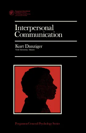Danziger / Goldstein / Krasner |  Interpersonal Communication | eBook | Sack Fachmedien