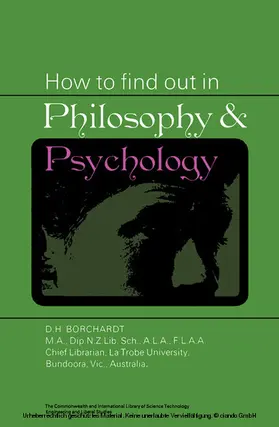 Borchardt / Chandler |  How to Find Out in Philosophy and Psychology | eBook | Sack Fachmedien