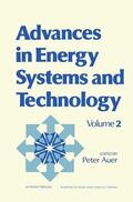 Auer |  Advances in Energy Systems and Technology | eBook | Sack Fachmedien