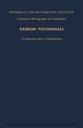 Bharucha-Reid / Sambandham / Brinbaum |  Random Polynomials | eBook | Sack Fachmedien