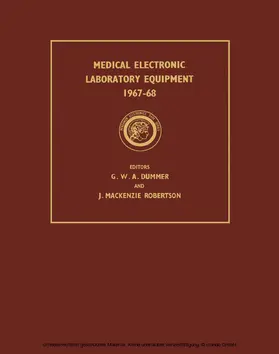 Dummer / Mackenzie Robertson |  Medical Electronic Laboratory Equipment 1967-68 | eBook | Sack Fachmedien