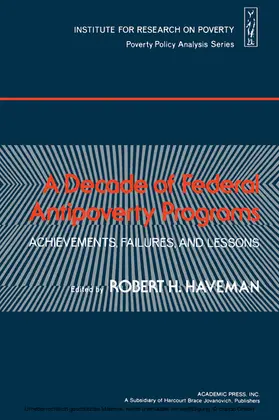 Haveman |  A Decade of Federal Antipoverty Programs | eBook | Sack Fachmedien