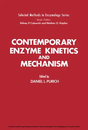 Purich |  Contemporary Enzyme Kinetics and Mechanism | eBook | Sack Fachmedien