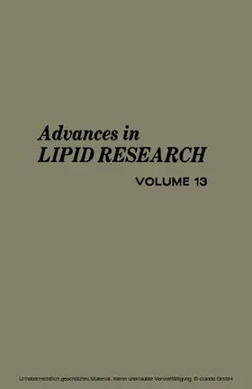 Paoletti / Kritchevsky |  Advances in Lipid Research | eBook | Sack Fachmedien