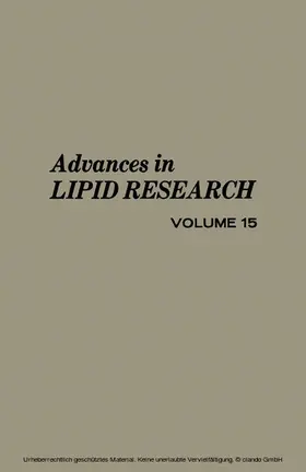 Paoletti / Kritchevsky |  Advances in Lipid Research | eBook | Sack Fachmedien